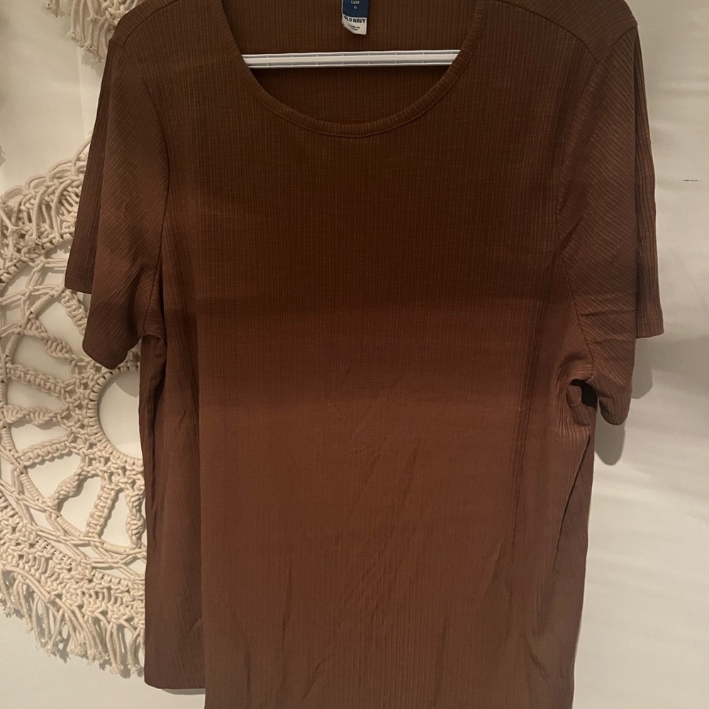 Old Navy Brown Short Sleeve Tee